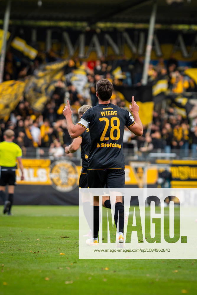 Goal scorer for Aachen (0-1): Danilo Wiebe, Alemannia Aachen, 28; VfB Stuttgart II vs. TSV Alemannia Aachen, soccer, 3. Liga, Matchday 11, 2026–2027 season, October 24, 2026 DFB regulations prohibit any use of photographs as image sequences and or quasi-video VfB Stuttgart II vs. TSV Alemannia Aachen, soccer, 3rd Division, Matchday 11, 2026–2027 season, October 24, 2026, Aspach