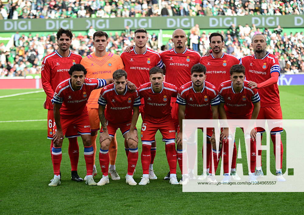 ESP LaLiga EA Sports: Racing Santander vs. RCD Espanyol—Espanyol s lineup for the LaLiga EA Sports match between Racing Santander and RCD Espanyol, played at Campos de Sport de El Sardinero Stadium in Cantabria on October 24, 2026, in Spain. Spanish Soccer