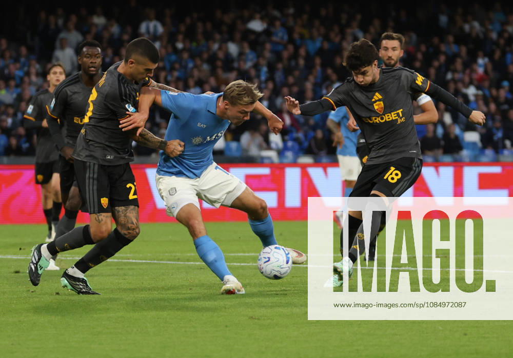Rasmus Hojlund OF SSC Napoli during the football match on 24 10 2026â€part of the 2026 27 Italian Serie A championshipâ€held in Naples at the Stadio Diego Armando Maradona between SSC Napoli and AS Roma Serie A Championship Football Match - 2026 27: Napoli Vs Roma - ZUMAs236 20261024_aap_s236_027