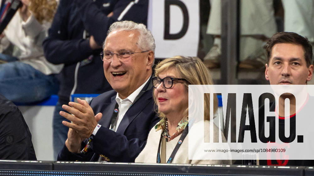 Joachim Herrmann, Member of the Supervisory Board of HC Erlangen and Bavarian Minister of the Interior and Sports, GER; HC Erlangen vs. THW Kiel, Handball, Opel Handball Bundesliga, Matchday 10, 2026–2027 Season, October 24, 2026, GER; HC Erlangen vs. THW Kiel, Handball, Opel Handball Bundesliga, Matchday 10, 2026–2027 season, October 24, 2026, Nuremberg