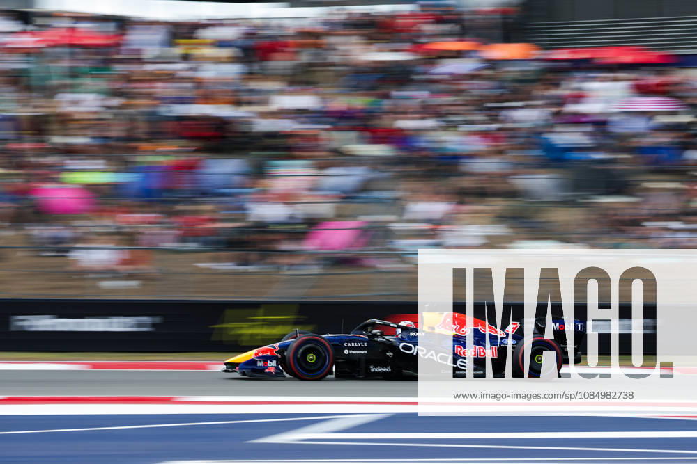 F1 - UNITED STATES GRAND PRIX 2026 03 VERSTAPPEN Max (nld), Red Bull Racing Ford RB22, action during the 2026 Formula 1 United States Grand Prix, 18th round of the 2026 Formula One World Championship, WM, Weltmeisterschaft from October 23 to 25, 2026 on the Circuit of the America, in Austin, Texas, United States of America -