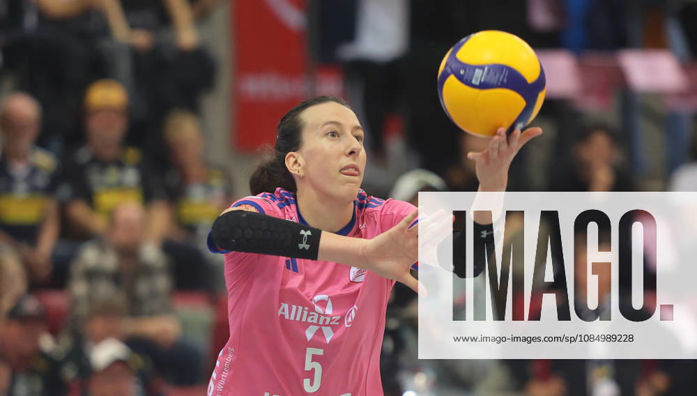 Stuttgart, DEKRA Bundesliga Volleyball: Allianz MTV Stuttgart vs. VfB Suhl LOTTO Thüringen, Lydia Grote (Stgt)