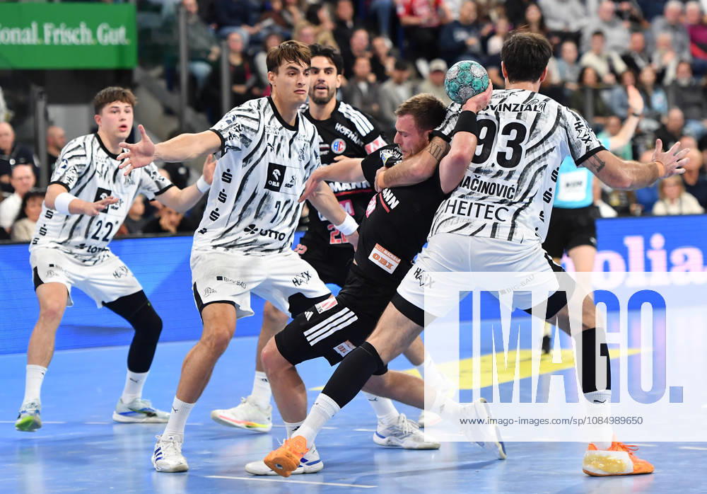 2 Handball 1st Bundesliga DAIKIN HBL 2026–2027 Season, Matchday 10: HC Erlangen (Nuremberg Metropolitan Region) vs. HCE THW Kiel OGo Julian Köster 7, THW Kiel Frieder Bandlow 2, HC Erlangen HCE Veron Na inovi 93, THW Kiel