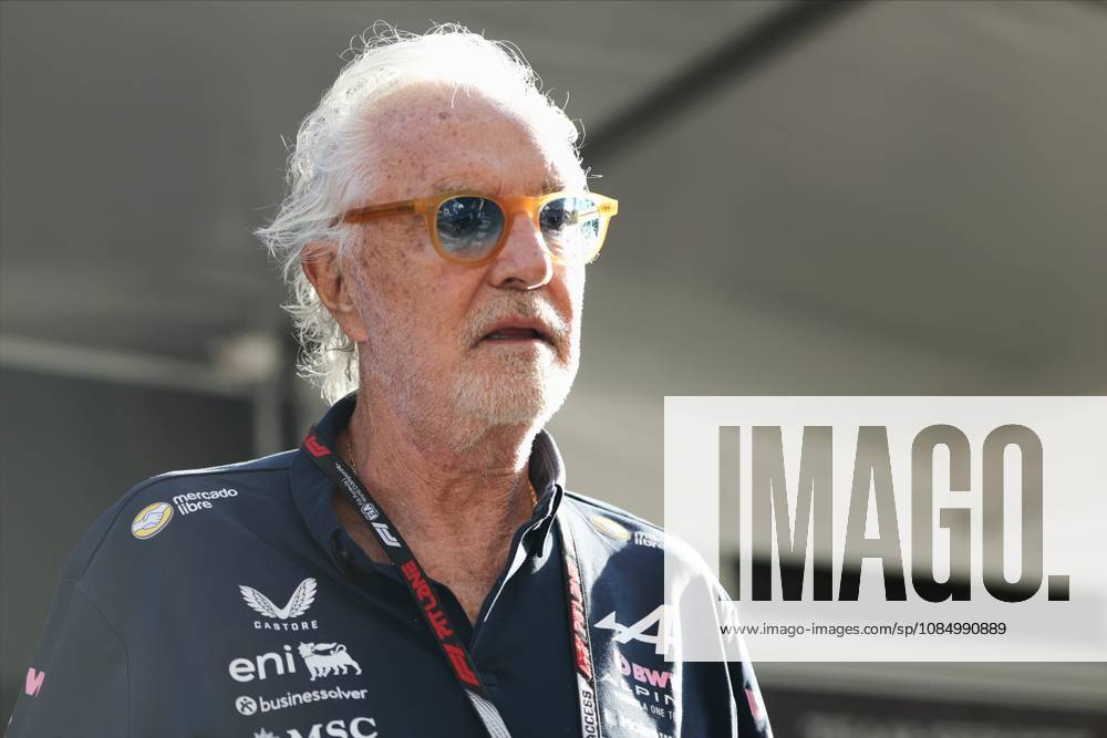 24th October 2026; Circuit of the Americas, Austin, United States; Formula 1, United States Grand Prix, Qualifying Day; Flavio Briatore, Executive Advisor, BWT Alpine Formula One Team enters the paddock VincentxCuono