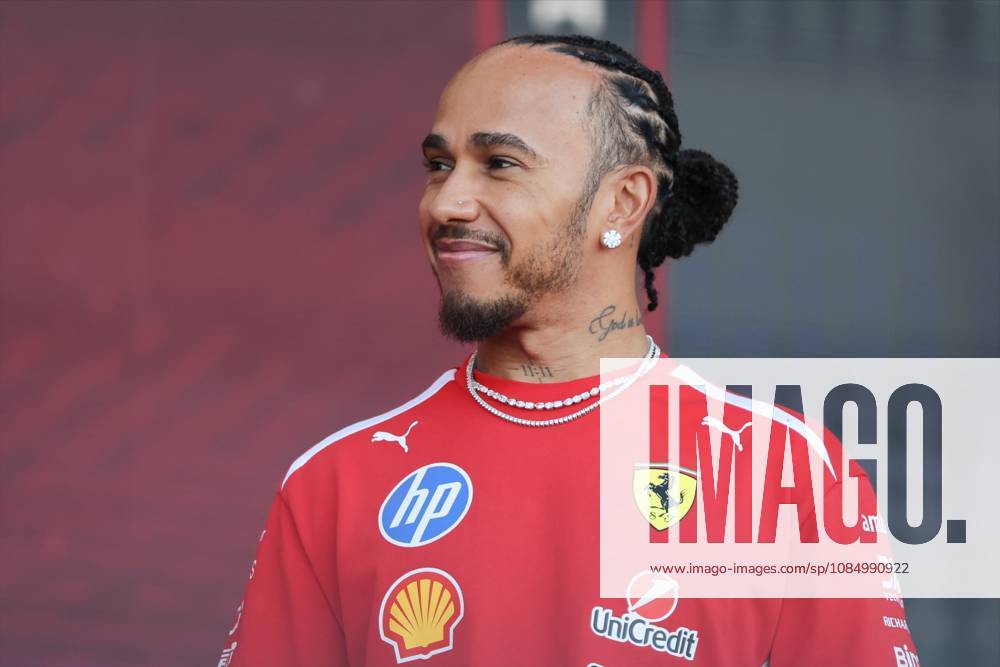 24th October 2026; Circuit of the Americas, Austin, United States; Formula 1, United States Grand Prix, Qualifying Day; Lewis Hamilton (44) of Great Britain and Scuderia Ferrari HP at the fan forum VincentxCuono