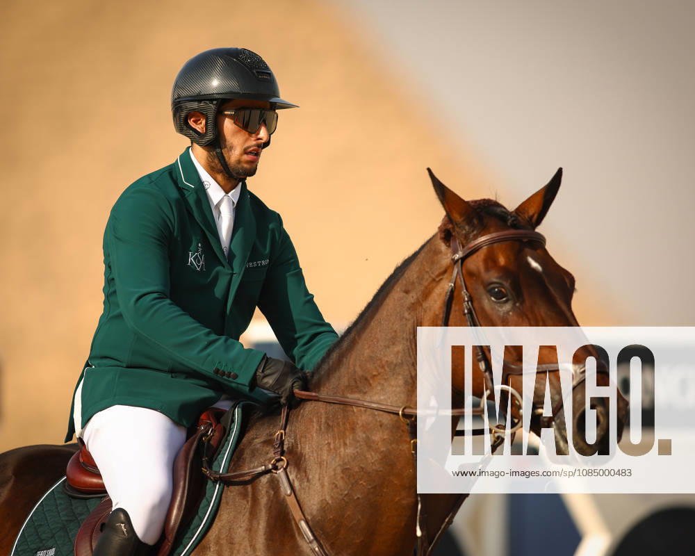 LONGINES Global Champions Tour - CAIRO 2026 Abdulrahman Alrajhi on Lorenzo ES at the Grand Prix Equestrian show jumping by the Pymarids of Giza at Longines Global Champions Tour of Cairo Cairo Cairo EGYPT