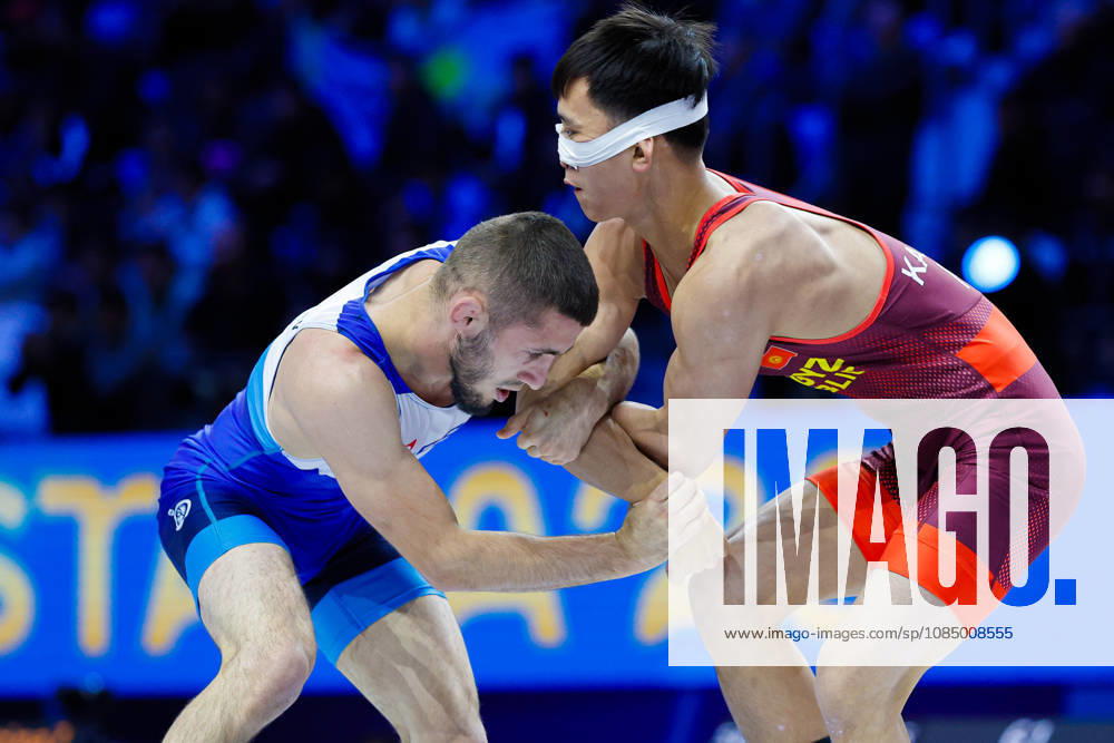 Senior World Championships, 55 kg, Greco-Roman: Emin Narimanovitch Sefershaev (RUS) defeated Kutman Kalbaev (KGZ) by fall
