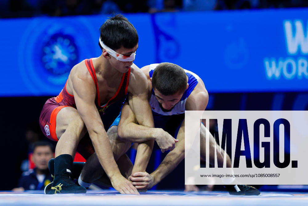 Senior World Championships, 55 kg, Greco-Roman: Emin Narimanovitch Sefershaev (RUS) defeated Kutman Kalbaev (KGZ) by fall