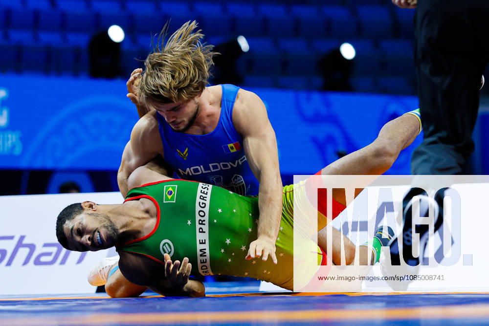 Senior World Championships, 77 kg, Greco-Roman: Alexandrin Gutu (MDA) def. Joilson De Brito Ramos (Junior, BRA)
