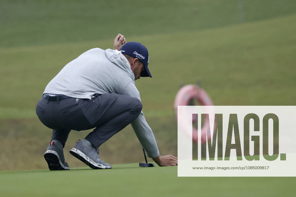 Oct 25, 2026-Cheonan, South Korea-Brandon ROBINSON THOMPSON of England action on 1th Green during a DP World Tour Genesis Championship Final Round at Woo Jeong Hills CC in Cheonan, South Korea. DP Tour Genesis Championship Final Round - ZUMAr168 20261025_aap_r168_008