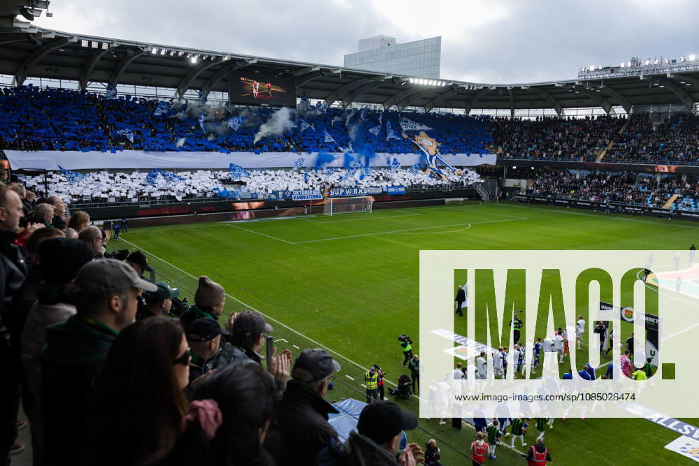 Soccer, Allsvenskan, GAIS IFK Göteborg 261025 IFK Göteborg fans displaying a tifo before the Allsvenskan soccer match between GAIS and IFK Göteborg on October 25, 2026, in Gothenburg