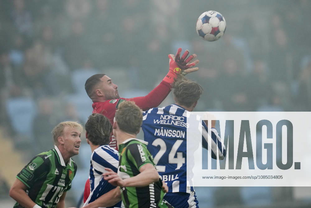 BORAS, SWEDEN 20261025 GAIS goalkeeper Mergim Krasniqi during Sunday s Allsvenskan soccer match between GAIS and IFK Göteborg at Gamla Ullevi, BORAS, SWEDEN