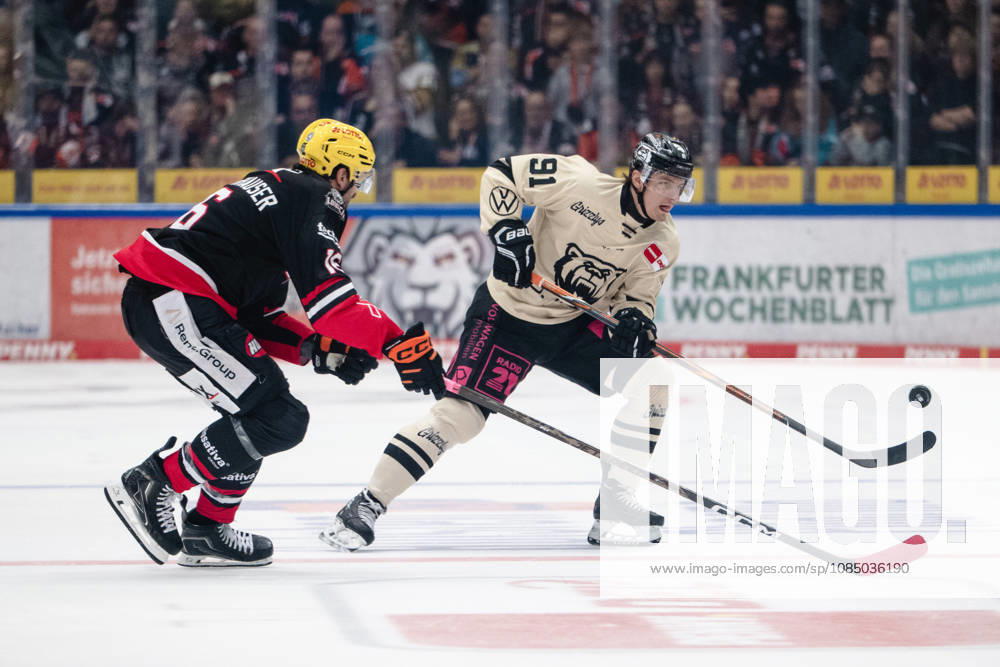 Timo Ruckdaeschel, Grizzlys Wolfsburg, 91 GER, Loewen Frankfurt vs. Grizzlys Wolfsburg, Ice Hockey, PENNY DEL, Matchday 12, 2026–2027 Season, October 25, 2026 GER, Loewen Frankfurt vs. Grizzlys Wolfsburg, Ice Hockey, PENNY DEL, Matchday 12, 2026–2027 Season, October 25, 2026 Frankfurt