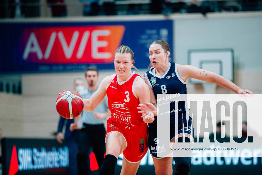 BB 1BL Halfit Lions Herner TC Haleigh Marie Timmer Herner TC, Anna Suckstorff of the Halfit Lions during the 2026–2027 season in the DBBL Toyota Women’s Basketball Bundesliga between the Halfit Lions and Herner TC at the SWH Arena on October 25, 2026, in Halle (Saale), Saxony-Anhalt, Germany