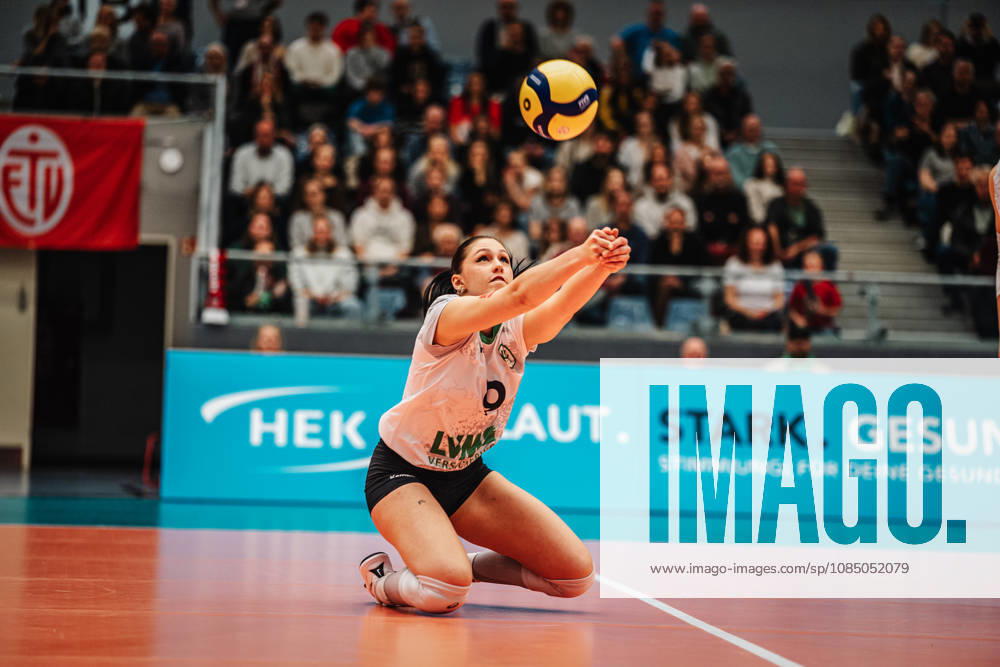 Women s Volleyball, 2026–2027 Season, DEKRA 1 Volleyball Bundesliga: ETV Hamburger Volksbank Volleys vs. USC Münster, October 25, 2026, Emilia Jordan 9, USC Münster, Hamburg CU Arena, Hamburg, Germany