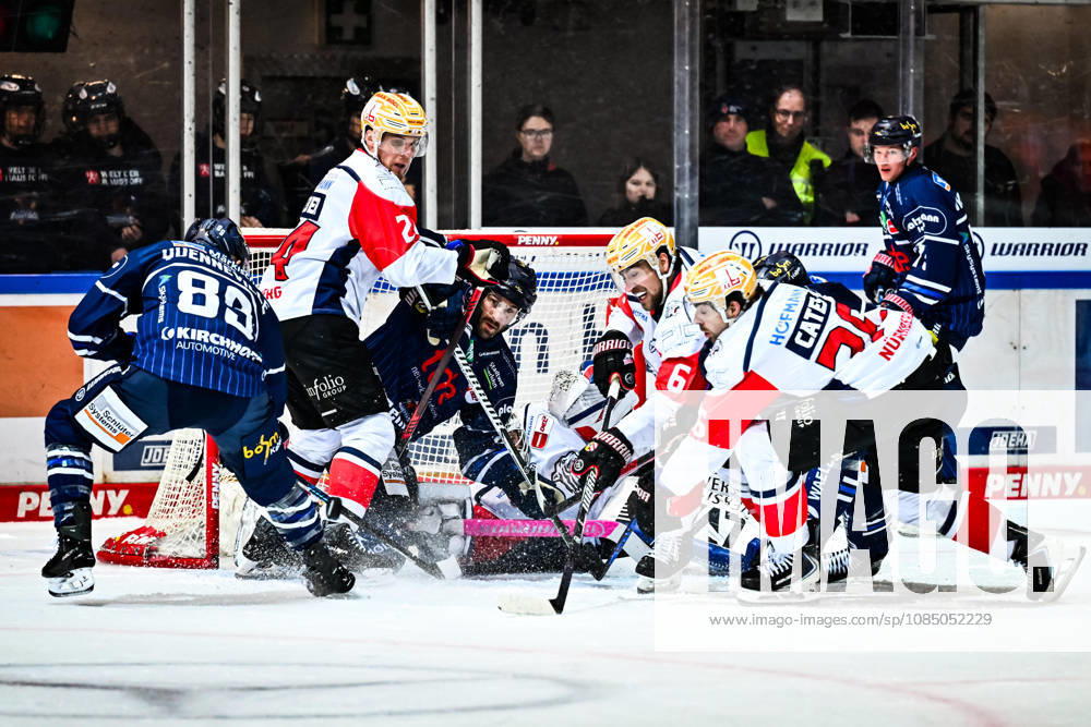 Peter Quennville, Iserlohn Roosters, 89; Justin Scott, Iserlohn Roosters, 20; Julian Napravnik, Iserlohn Roosters, 75; Luis Janett, Nuremberg Ice Tigers, 35; Marcus Weber, Nuremberg Ice Tigers, 24; Julius Karrer, Nuremberg Ice Tigers, 6 Jackson Cates, Nuremberg Ice Tigers, 26, GER, Iserlohn Roosters vs. Nuremberg Ice Tigers, Ice Hockey, Penny DEL, Matchday 12, 2026–2027 Season, October 25, 2026, GER, Iserlohn Roosters vs. Nuremberg Ice Tigers, Ice Hockey, Penny DEL, Matchday 12, 2026–2027 Season, October 25, 2026, Iserlohn