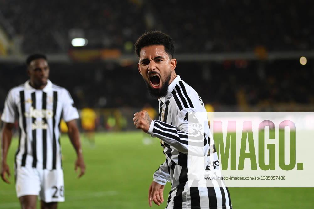 IPA90177120 - Douglas Luiz (Juventus FC) celebrates his goal during the US Lecce vs. Juventus FC Serie A soccer match in Lecce, Italy, on October 25, 2026