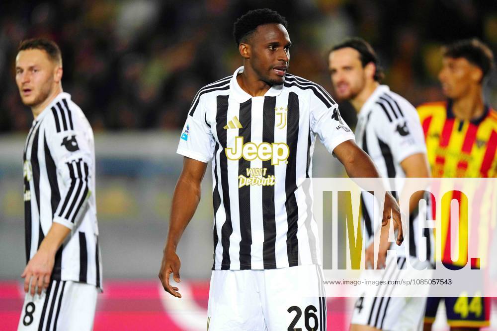 Juventus FC s Centre-back Jhon Lucumí (26 Juventus FC) in action during the Serie A Enilive matchday 8 match between US Lecce and Juventus FC at the Stadio Via del Mare in Lecce, Italy, Sunday, October 25, 2026. (Credit Image: Giovanni Evangelista LaPresse)