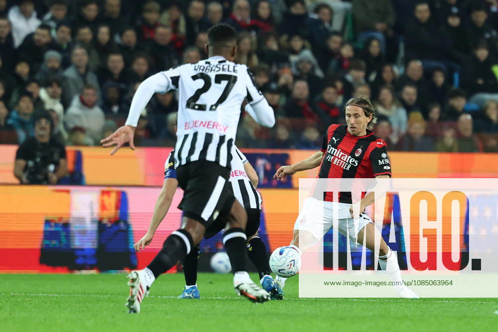 Luka Modric of AC Milan in action during the Serie A 2026 2027 football match between Udinese Calcio and AC Milan at Friuli Bluenergy stadium in Udine (Italy), October 25th, 2026. CesarexPurini
