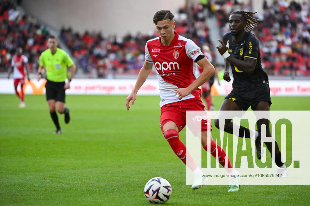 Mathys Detourbet (ASM) - Ligue 1 McDonald’s match between AS Monaco and LOSC on October 25, 2026 at the Louis II Stadium in Monaco.