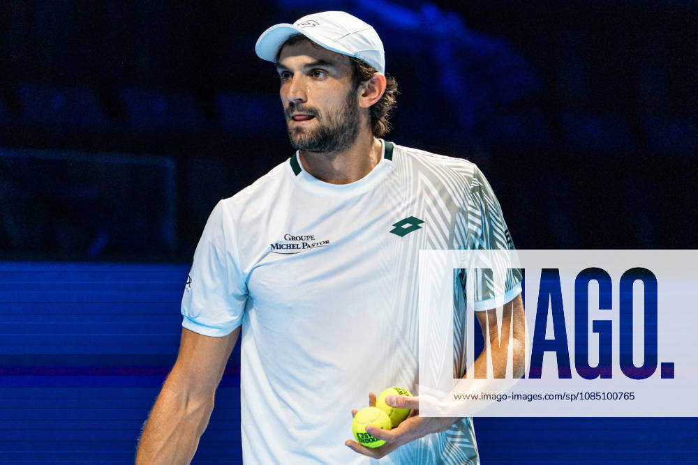 BASEL, SWITZERLAND, OCTOBER 26: Valentin Vacherot of Monaco gestures during Day 3 of the Swiss Indoors Basel at St. Jakobshalle on October 26, 2026, in Basel, Switzerland