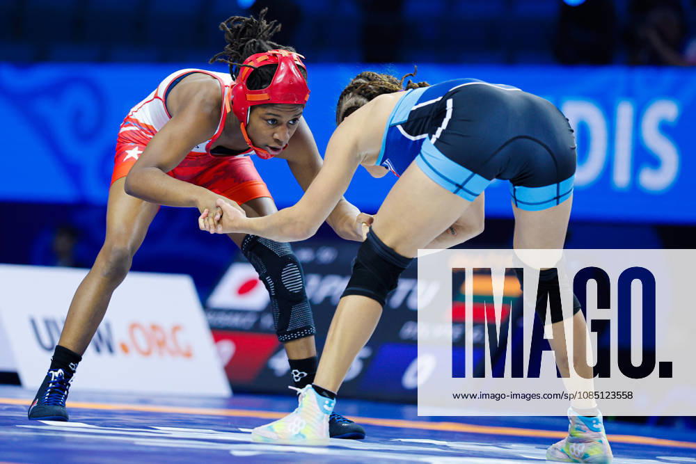 Senior World Championships, 50 kg Open Weight: Morgan Nicole Turner (USA) def. Greili Bencosme Carvajal (CUB)