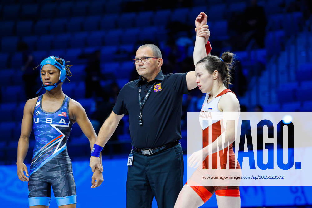Senior World Championships, 50kg Open Weight: Elizaveta Smirnova (RUS) def. Morgan Nicole Turner (USA)