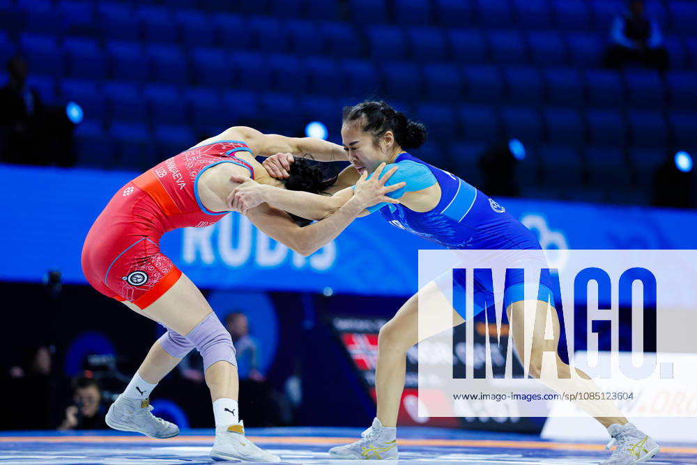 Senior World Championships, 50 kg Open Weight: Zeinep Bayanova (KAZ) vs. Aktenge Keunimjaeva (UZB)
