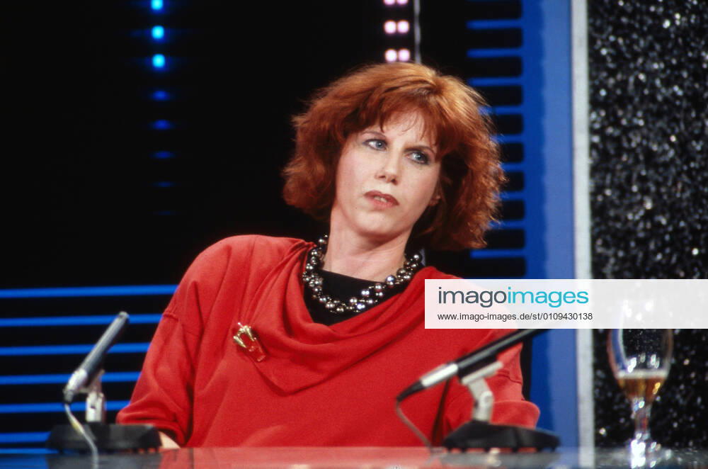Dall As Dall As, comedy talk show, broadcast from 13 June 1990, talk guest singer Penny McLean, Stuttgart Baden Württemberg Germany