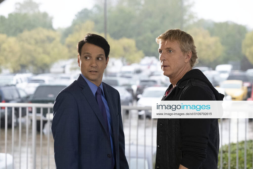 RELEASE DATE: TV Series (2018-) Season 4 TITLE: Cobra Kai STUDIO: PLOT: Decades after their 1984 All Valley Karate Tournament bout, a middle-aged Daniel LaRusso and Johnny Lawrence find themselves martial-arts rivals again. STARRING: RALPH MACCHIO, William Zabka. Atlanta U.S. - ZUMAl16_ 20210112_sha_l16_840