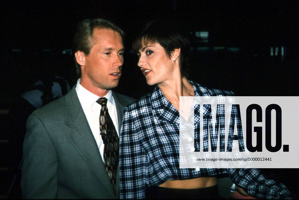 Nadja Comaneci mit Ehemann Bart Conner in Rom Turnen Gruppe Rom