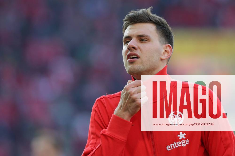 Fussball Bundesliga FSV Mainz 05 - Bayer 04 Leverkusen Spieltag 25 Fussball Maenner Saison 2012 13 Adam SZALAI (FSV Mainz 05 - 28) Portrait querformat