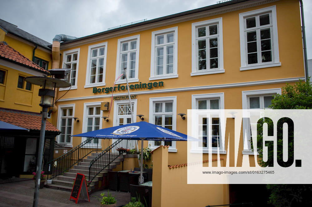 Flensburg, Schleswig Holstein Flensburg, Holm 17 Kaufmannshof transverse building restaurant Borgerforeningen photograph taken 21 07 2022, Flensburg,