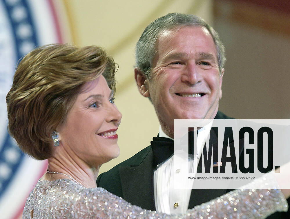 President George W. Bush Beginning Second Term. President George W. Bush Beginning Second Term Subject, Highlight views of President George W. Bush and First Lady Laura Bush, from 2005 Inaugural events.