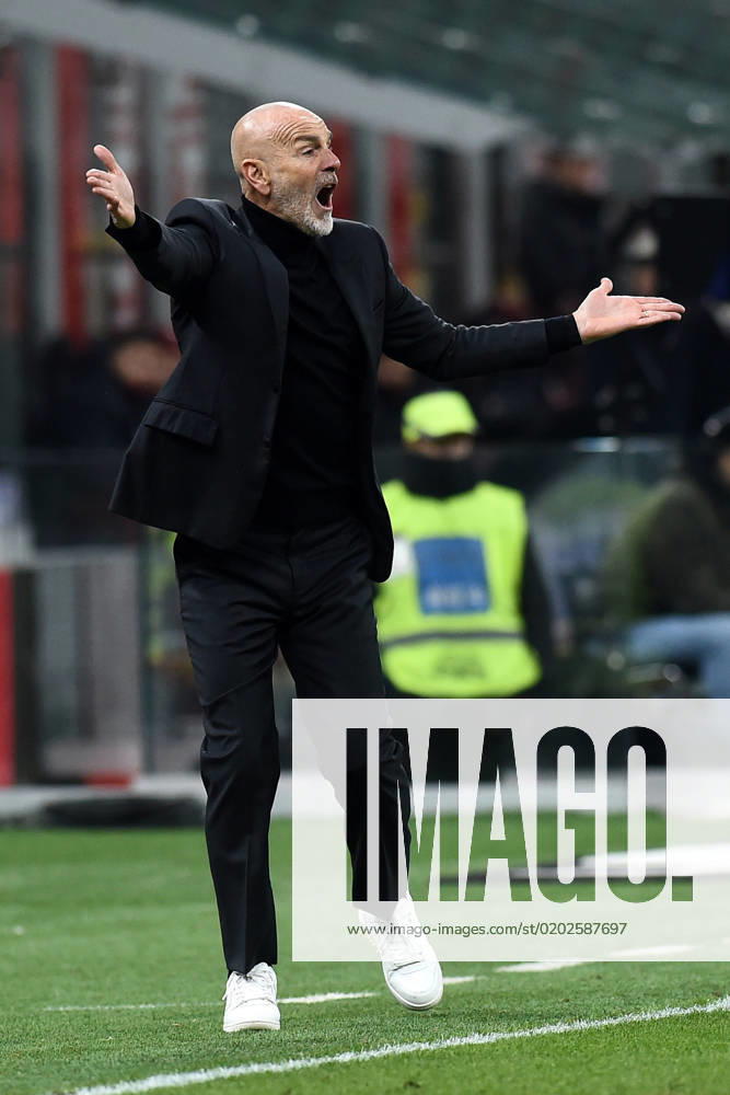 Photo IPP Paolo Bona Milan 10 02 2023 Serie A Football Championship season 2022 2023 Milan Turin In the photo Sitefano Pioli, coach of Milan Italy Photo Press Worldwide Copyright 0