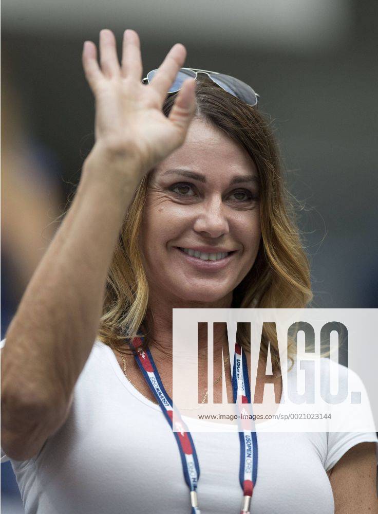 Sept. 9, 2015 - Flushing Meadows, New York, U.S - Nadia Comaneci attends the game on Day Ten of the 2015 US Open the USTA Billie Jean King National Tennis Center on Wednesday September 9, 2015 in the Flushing neighborhood of the Queens borough of New York City. Halep vs. Azarenka - ZUMAp124