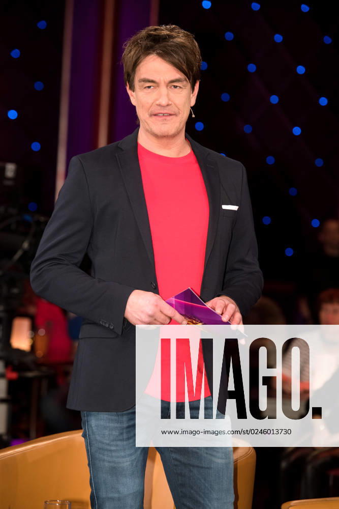 MDR Riverboat host Matze Knop on the occasion of the recording of the MDR talk show Riverboat on 28 04 2023 in the Mediacity Leipzig 20230428ADO0020