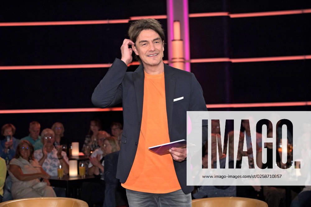 MDR Riverboat host Matze Knop on the occasion of the recording of the MDR talk show Riverboat on 02 06 2023 in the Mediacity Leipzig 20230602ADO0002