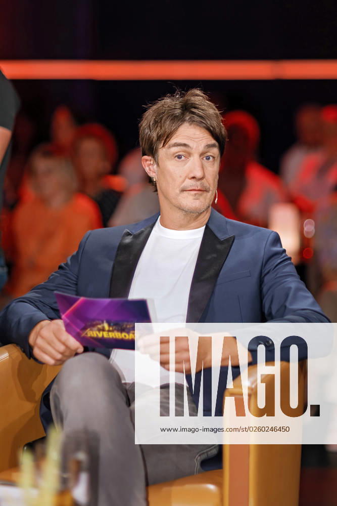 MDR Riverboat host Matze Knop on the occasion of the recording of the MDR talk show Riverboat on 16 06 2023 in the Mediacity Leipzig 20230616SFL0041