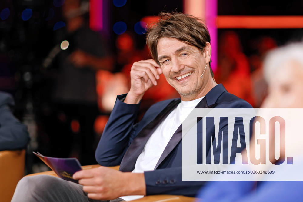 MDR Riverboat host Matze Knop on the occasion of the recording of the MDR talk show Riverboat on 16 06 2023 in the Mediacity Leipzig 20230616SFL0040