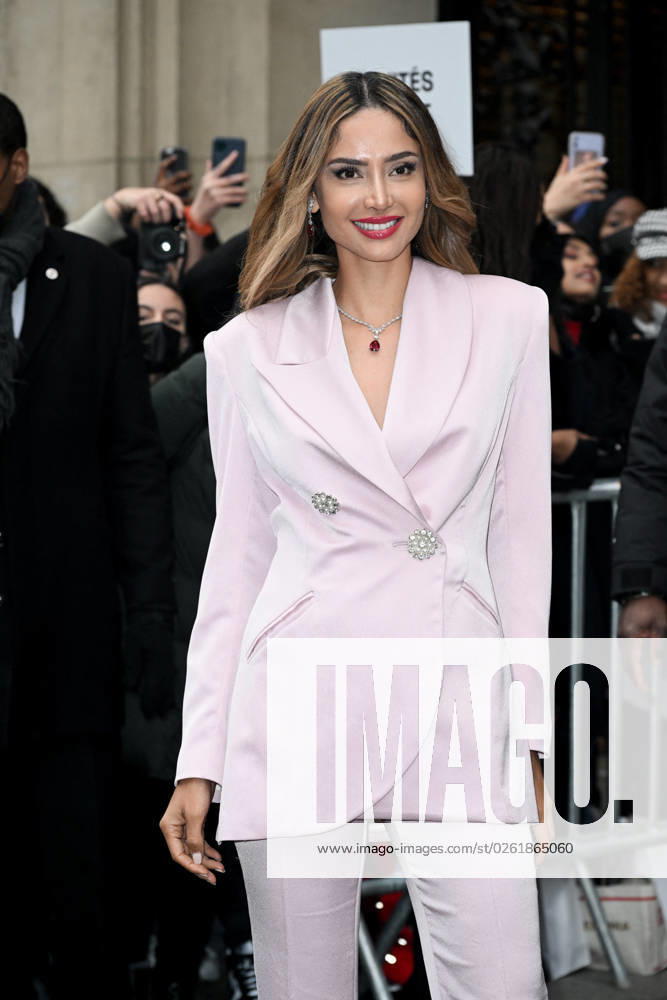 PFW Jean Paul Gaultier Outside Arrivals Patricia Contreras arriving at the Jean Paul Gaultier show during Paris Fashion Week Haute Couture in Paris, France on January 26, 2022. Photo by Julien Reynaud APS-Medias ABACAPRESS.COM Paris France