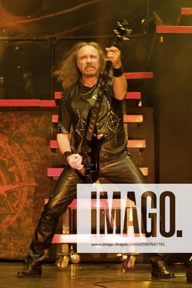 Judas Priest headlines Wembley Arena during 2009 Priest Feast UK Tour Picture shows: Ian Hill of Judas Priest headlines the 2009 Priest Feast UK Tour at London s Wembley Arena on February 21 2009. - Non-Exclusive World Rights Unbylined uses will incur an additional discretionary fee! , Credit:William E Sharp Avalon UK, London