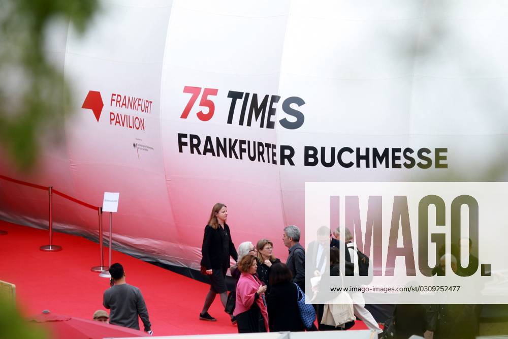 Frankfurt Book Fair 2023 with the slogan 75 Times , as the fair is held for the 75th time.