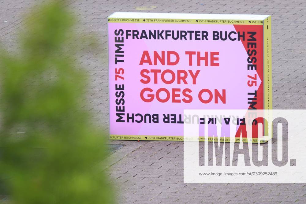 Frankfurt Book Fair 2023 with the slogan 75 Times , as the fair is held for the 75th time.