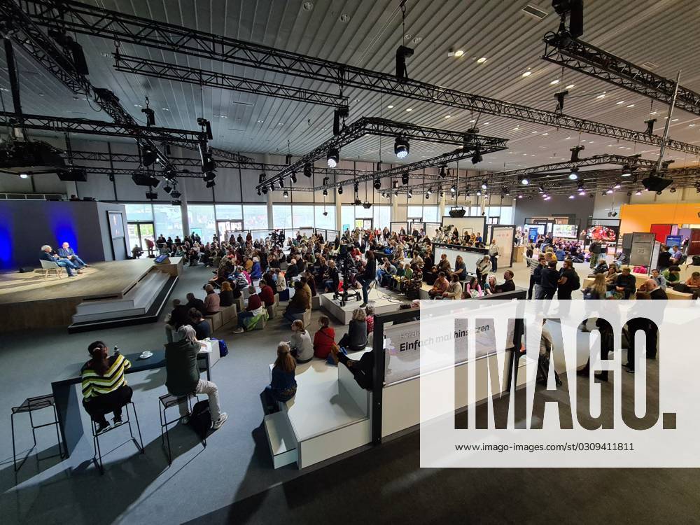 Frankfurt Book Fair 2023 with the slogan 75 Times , as the fair is held for the 75th time.