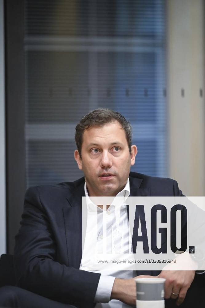 Lars Klingbeil SPD Parteivorsitzender am 12. Oktober 2023 im Berliner Jakob-Kaiser-Haus. Berlin
