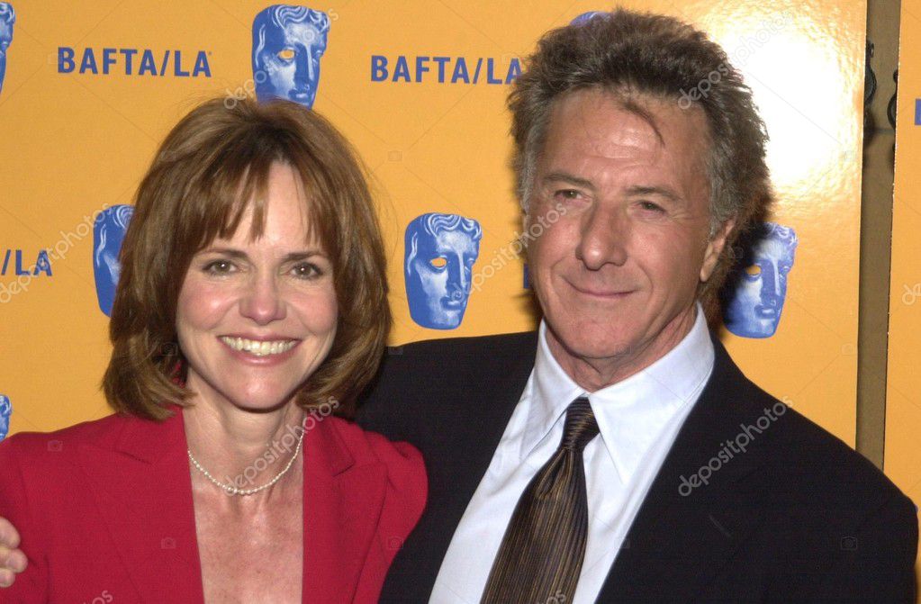 Sally Field and Dustin Hoffman at the BAFTA-LA tribute to John Schlesinger, Egyptian Theater, Hollywood, 05-19-02 model released