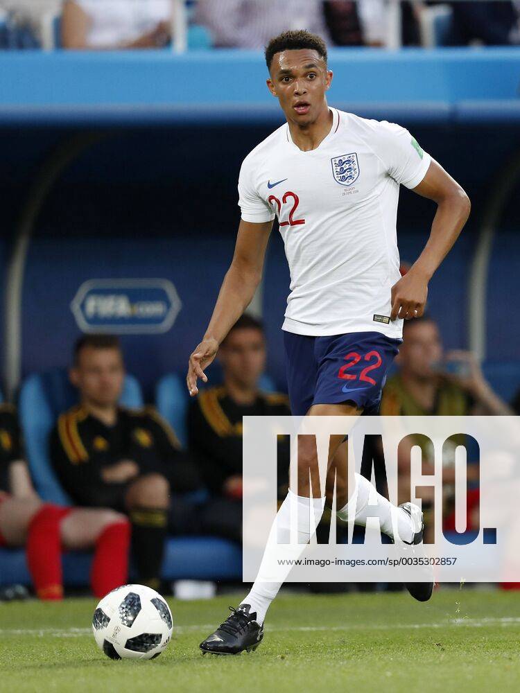Trent Alexander-Arnold of England during the 2018 FIFA World Cup WM Weltmeisterschaft Fussball Russia group G match between England and Belgium at the Kalingrad stadium on June 28, 2018 in Kaliningrad, Russia FIFA World Cup 2018 Russia 2017 2018 Imagesx xMauricexvanxSteenxWKxIVx 11342027
