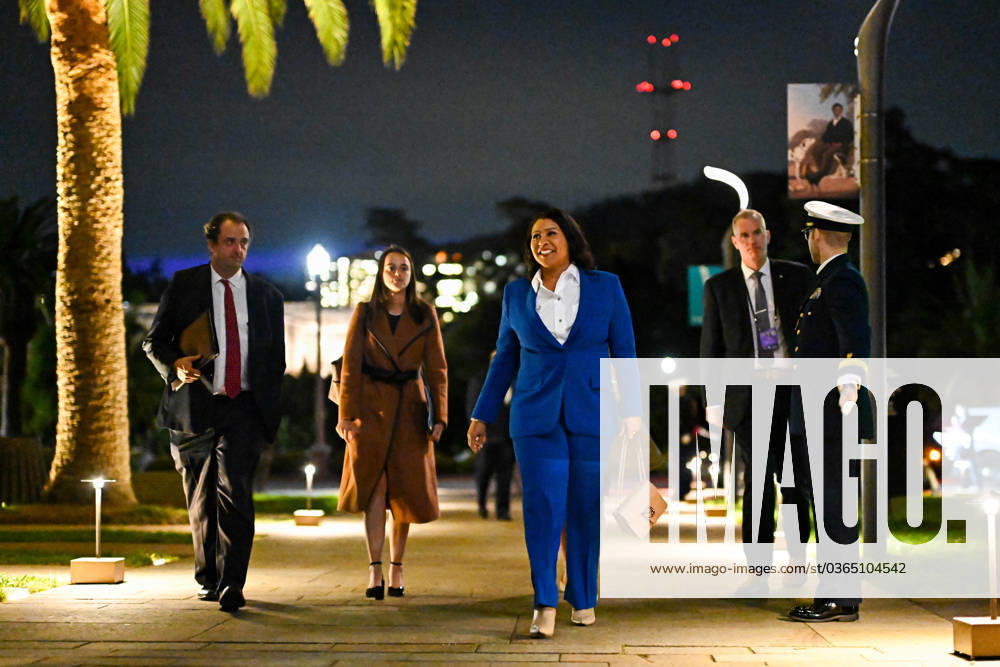 San Francisco Mayor LONDON BREED at the APEC Ministerial Meeting Dinner at the Asia-Pacific Economic Cooperation Economic Leaders Week (AELW) at the De Young Museum in San Francisco, California, on Tuesday, November 14, 2023. San Francisco USA - ZUMA 20231114_new_z03_053