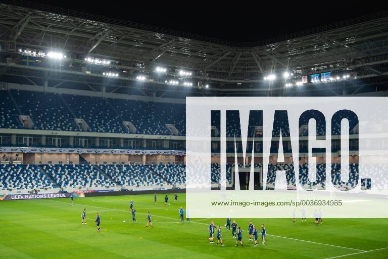 Players of Sweden during a training session on October 10, 2018 in Kaliningrad Photo Petter Arvidson BILDBYR N Code PA 92126
